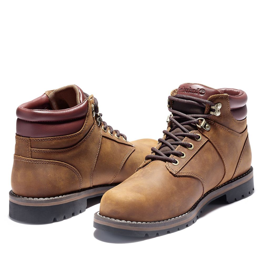 Timberland Παπούτσια Πεζοπορίας Ανδρικα Καφε - Redwood Falls Waterproof Mid - Greece 6105742-CR